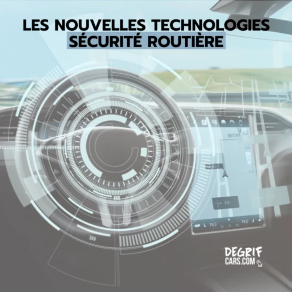 Technologies embarquées dans un véhicule moderne pour renforcer la sécurité routière.