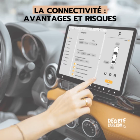 écran tableau de bord à l'intérieur d'un véhicule