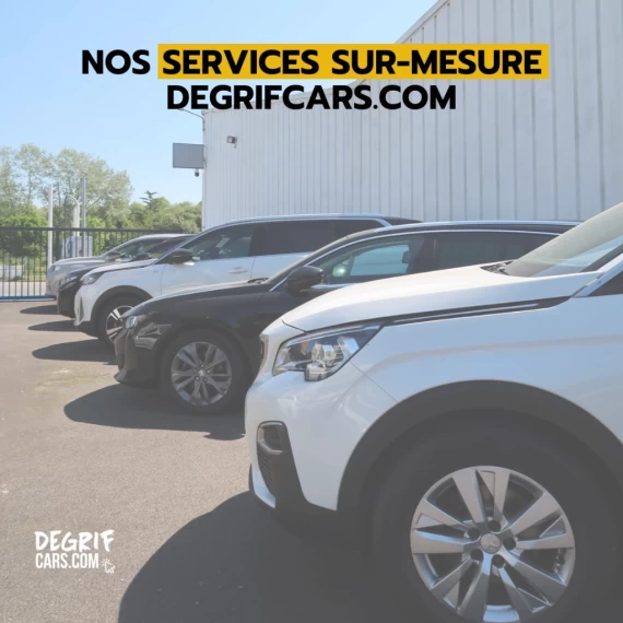 Véhicules neufs et d’occasion reconditionnés, livraison à domicile et services sur-mesure chez Degrifcars, mandataire automobile toutes marques