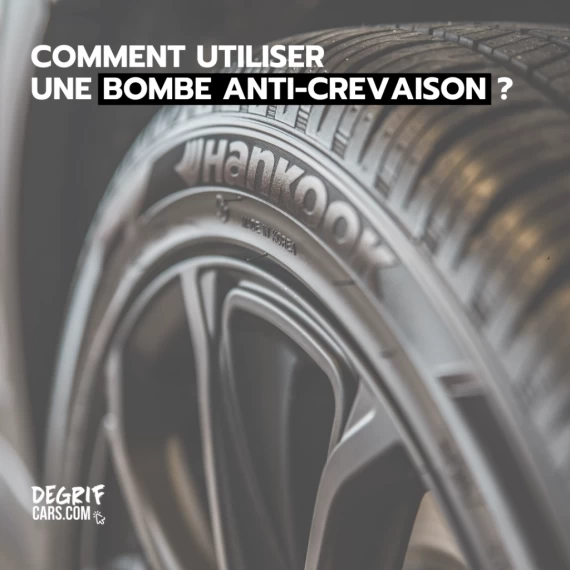 Kit de réparation et bombe anti-crevaison pour véhicule neuf ou d'occasion au meilleur prix chez le mandataire Degrifcars.com.