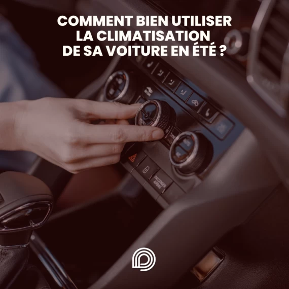 Le tableau de bord moderne d'une berline reconditionnée avec la climatisation activée, proposée par le mandataire automobile Degrifcars.com.