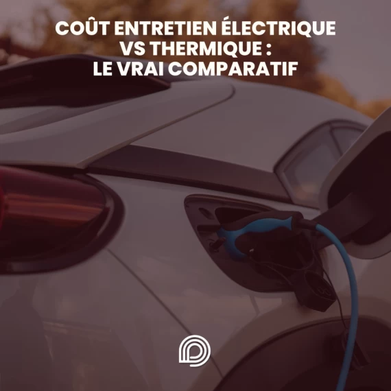 Une berline électrique en cours de recharge à domicile acheté chez le mandataire automobile Degrifcars.com.