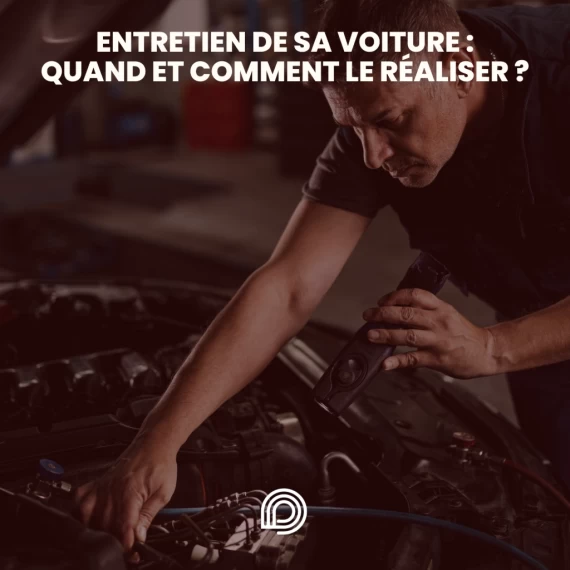 Une berline moderne en cours de vérifications techniques pour son entretien complet chez le mandataire auto Degrifcars.com.