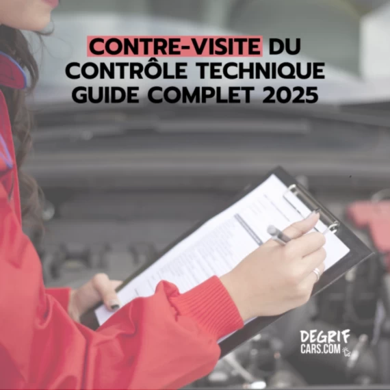 Technicien automobile inspectant une voiture lors d’un contrôle technique avant contre-visite